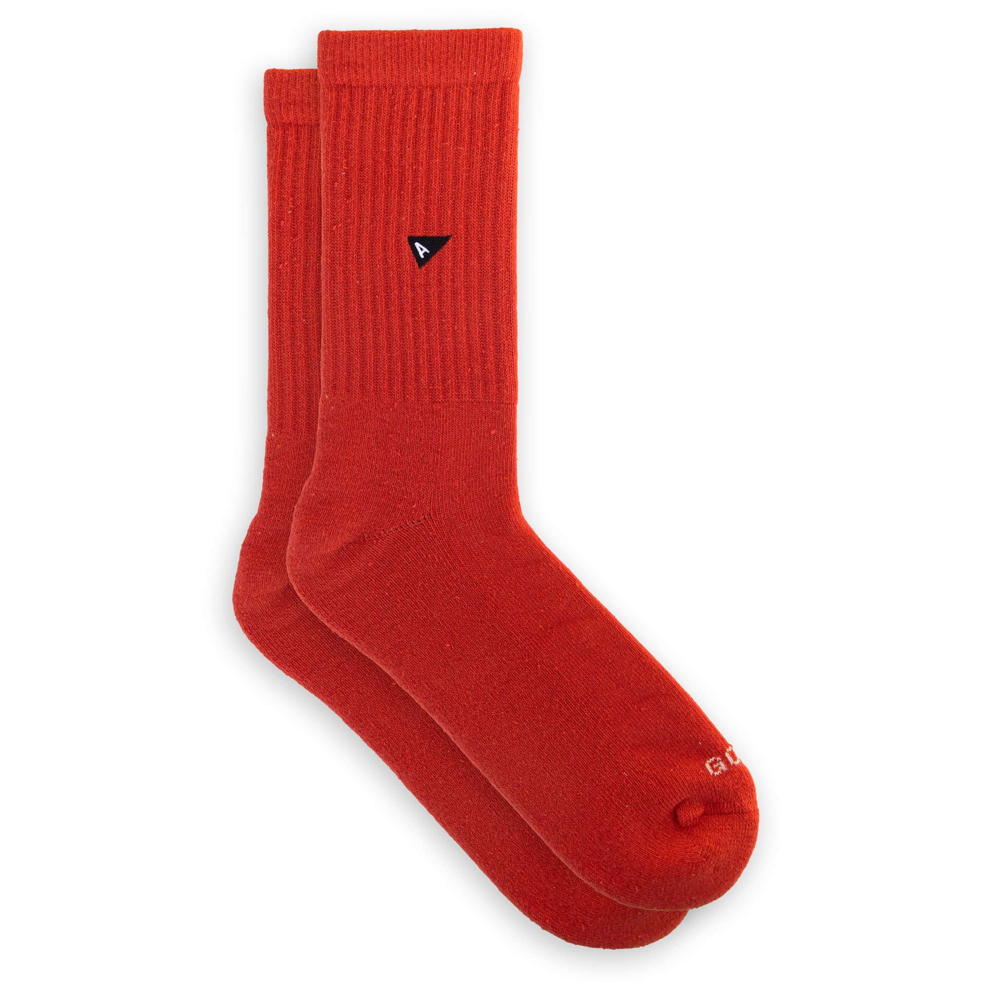 Crew Sock Solid Paprika